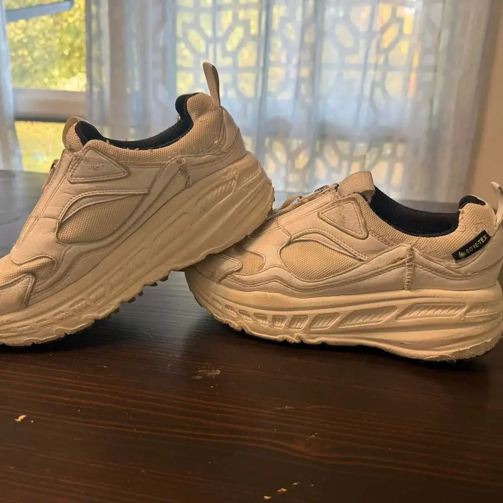 UGG Gore-Tex Zip Leather‎ Sneakers White